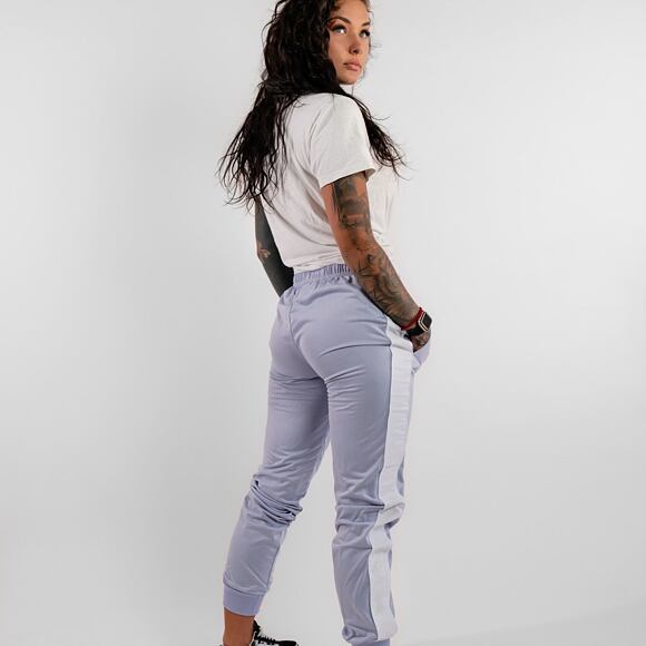 Kappa 222 BANDA WRASTORIA Slim Lilac/White/Light Grey Womens Sweatpants