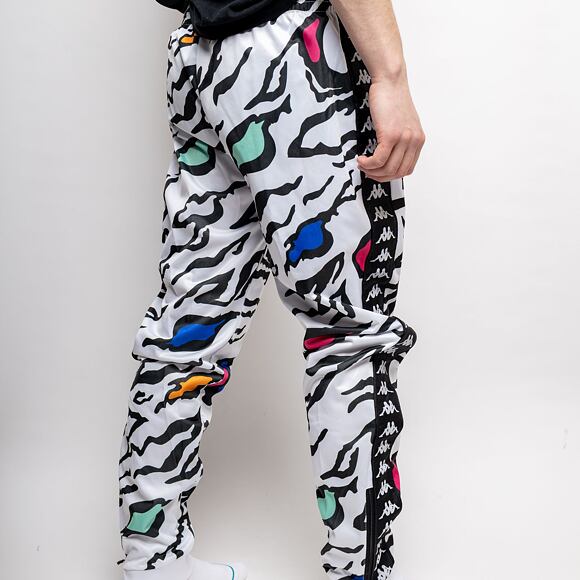 Kappa 222 Banda Rastoria Graphik Slim White Graphik Sweatpants