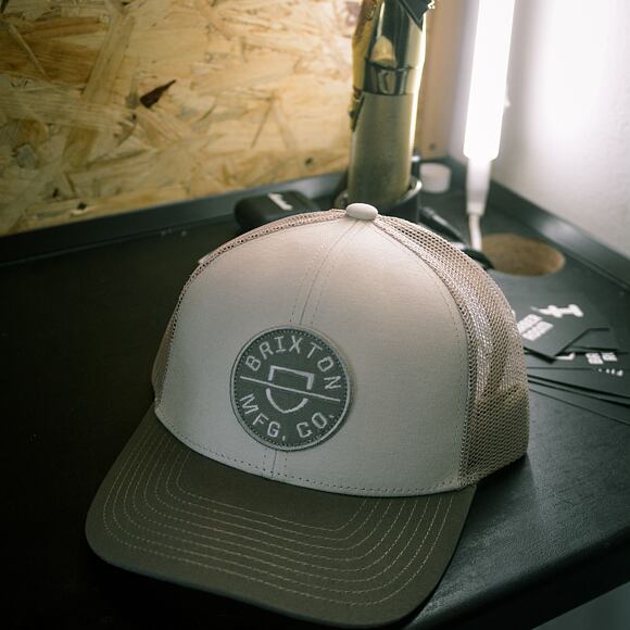 Brixton Crest X Mp Mesh Cap Twig/Vanilla