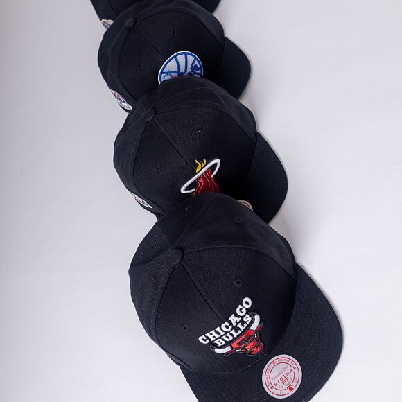 Mitchell & Ness Top Spot Snapback HWC Miami Heat Black Cap