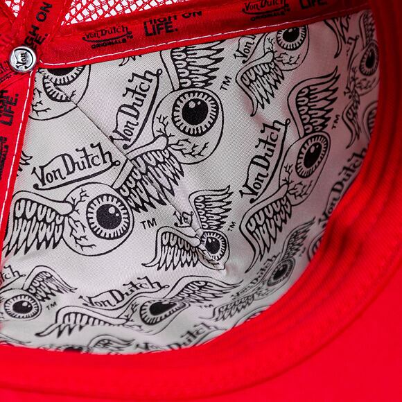 Von Dutch Baker Trucker Foam White/Red Cap