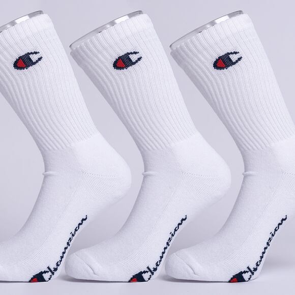 Champion 3pk Crew Socks WHT/WHT/WHT