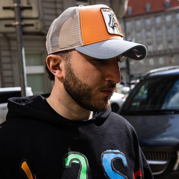 Kšiltovka Goorin - The GOAT Trucker - Orange