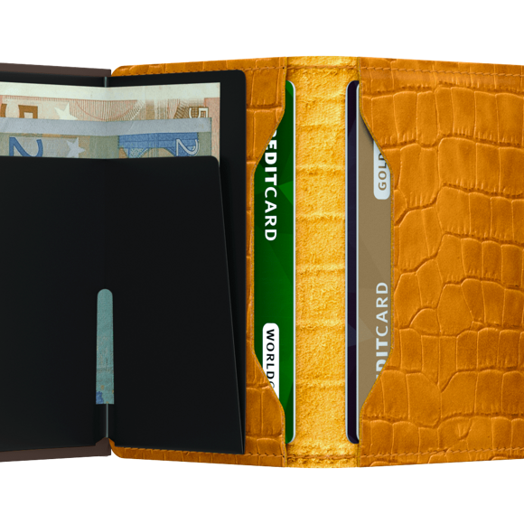 Secrid Crisple Ochre Wallet