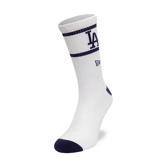 Ponožky New Era - MLB Seasonal Crew - LA Dodgers - White / Blue