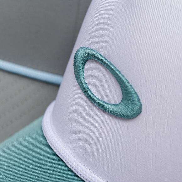 Kšiltovka Oakley - Oakley Ellipse Rope Hat - White/Pacific