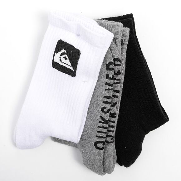 Ponožky Quiksilver Crew 3Pack - White/Multi