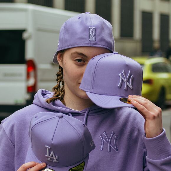 Kšiltovka New Era - MLB Color Pack 59FIFTY A-Frame - NY Yankees - Purple