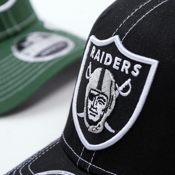 Kšiltovka New Era - NFL Contrast Stitch 9SEVENTY Stretch-Snap - Las Vegas Raiders - Black