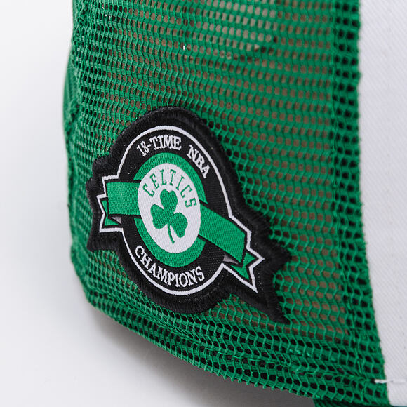 Kšiltovka New Era - NBA Side Patch 9FORTY Trucker - Boston Celtics - Kelly Green