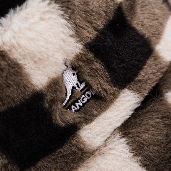 Kangol - Faux Fur Bucket - Black Check