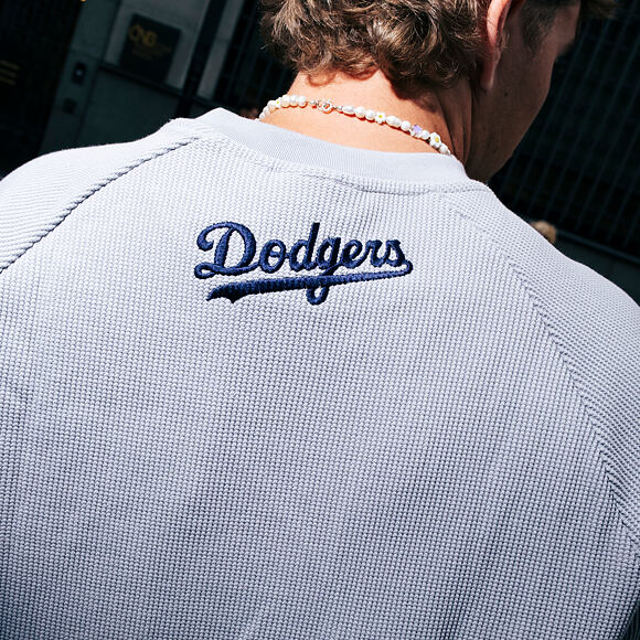 Triko New Era - MLB Waffle Tee - LA Dodgers - Grey