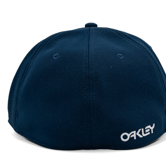 Kšiltovka Oakley - 6 Panel Stretch Metallic Hat - Abyss/White