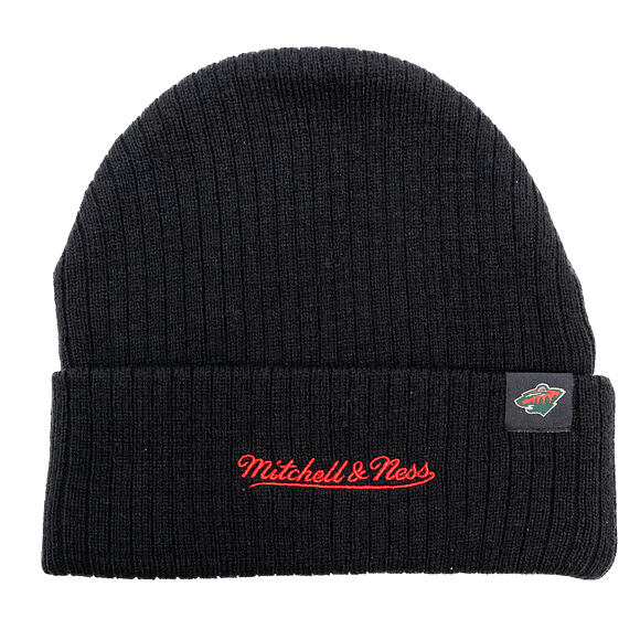 Beanie Mitchell & Ness - NHL Line Light Knit - Minnesota Wild - Black