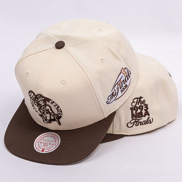 Cap Mitchell & Ness - NBA Fashion Basic 2T Snapback - Boston Celtics - Cream