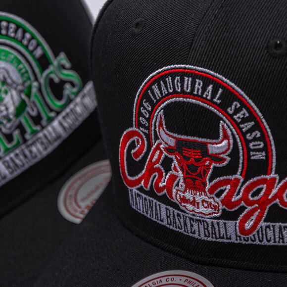 Cap Mitchell & Ness - NBA Inaugural Team Pro Crown - Chicago Bulls - Black