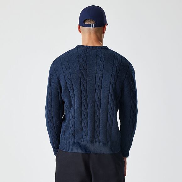 Sweater New Era - MLB Cable Knit Crew - NY Yankees - Navy
