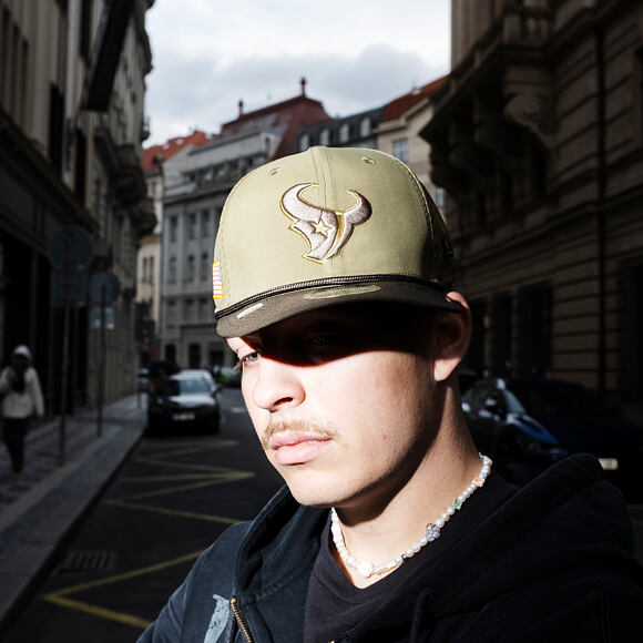 Cap New Era - NFL25 "Salute to Service" - 9SEVENTY Stretch-Snap - Houston Texans 