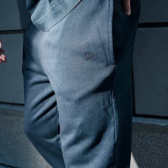 Pants New Era - Branded Washed Straight Sweatpants - Black