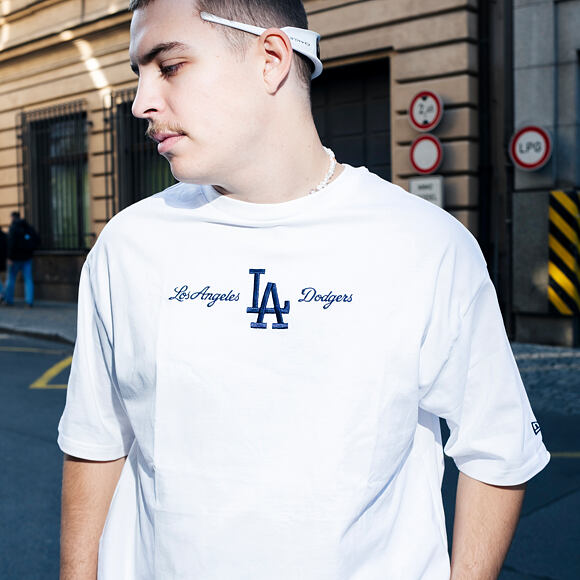 Tee New Era - MLB Graphic Oversized Tee - LA Dodgers - White