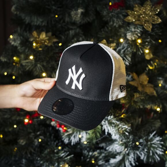 Cap New Era - MLB Clean Trucker 2 9FORTY Trucker - NY Yankees - Black / White