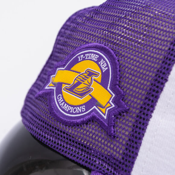 Kšiltovka New Era - NBA Side Patch 9FORTY - A-Frame Trucker - LA Lakers - Purple