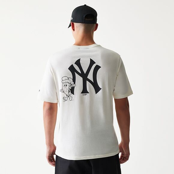 Tee New Era - MLB Food Graphic Tee - NY Yankees - Off White