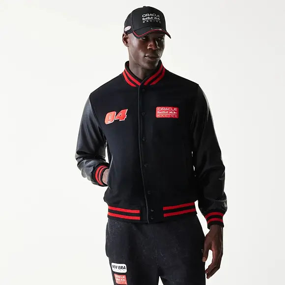 Jacket New Era - F1 Varsity Jacket - Red Bull F1 - Black