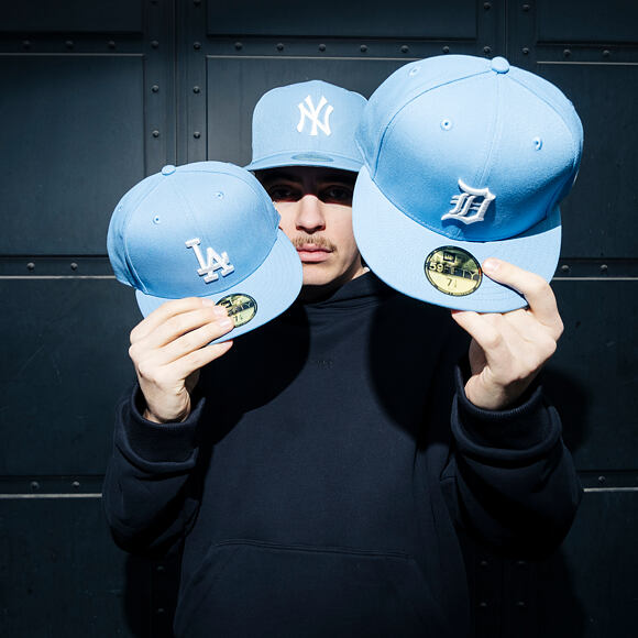 New Era - MLB Seasonal 59FIFTY - Detroit Tigers - Sky Blue / Pink UV