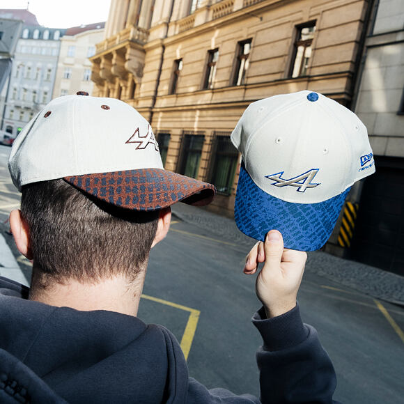 Cap New Era - F1 Heritage 9TWENTY - Alpine Racing - Chrome White