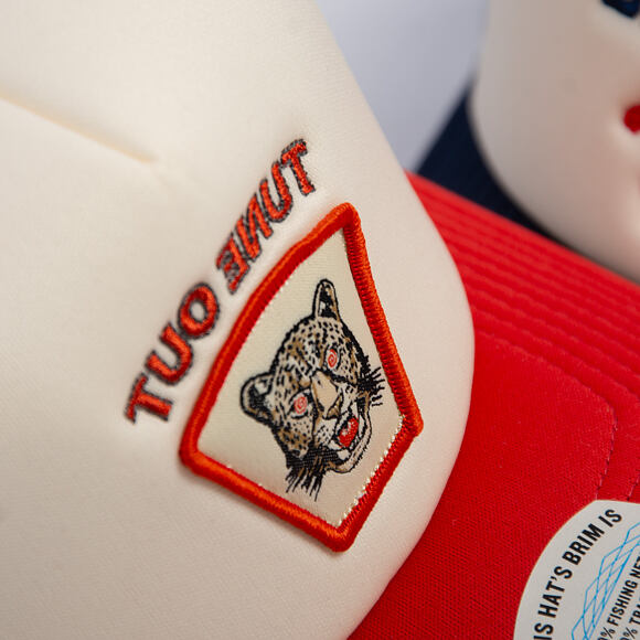 Cap Brixton - Lost In Reality MP Trucker - White/Rush