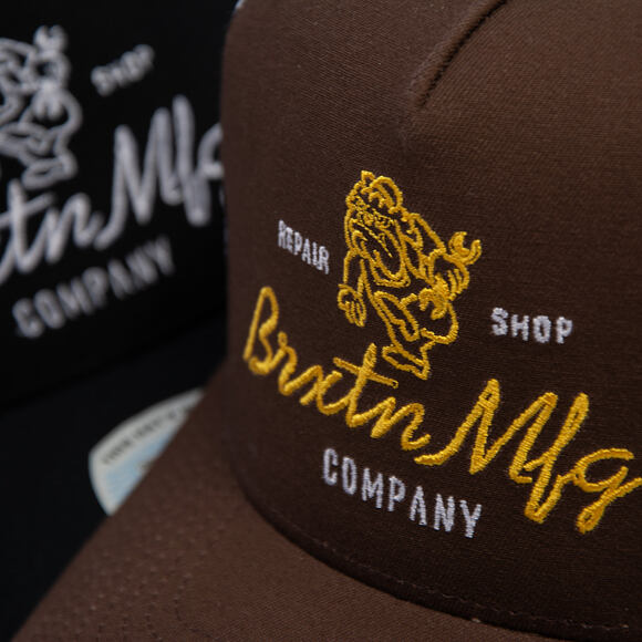 Cap Brixton - Tolman MP Trucker - Pinecone Brown/White