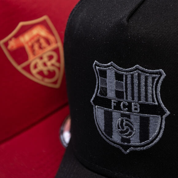 Cap New Era - Tonal Logo FORTY A-Frame - Barcelona FC - Black