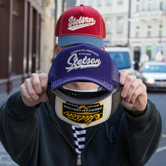 Cap Stetson - Baseball Match Trucker - Red / Navy