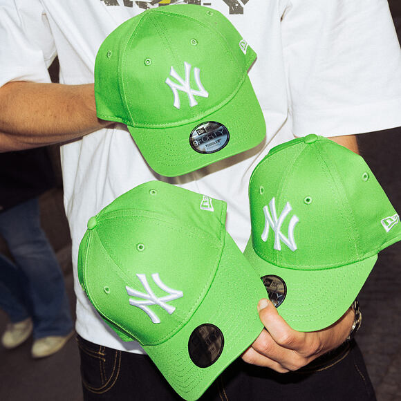 Kids Cap New Era - MLB Essential 9FORTY - NY Yankees - Green / White