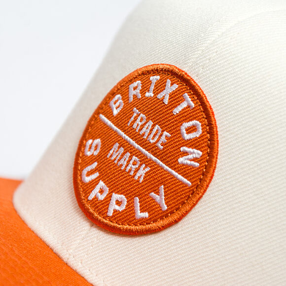 Cap Brixton - Oath Iii Snapback - Off White/Burnt Orange