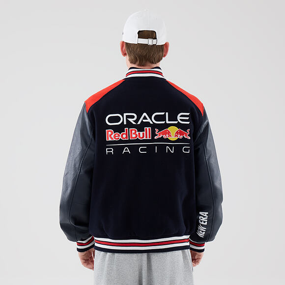 Jacket New Era - F1 Wordmark Varsity Jacket - RED BULL F1 - Navy Blue