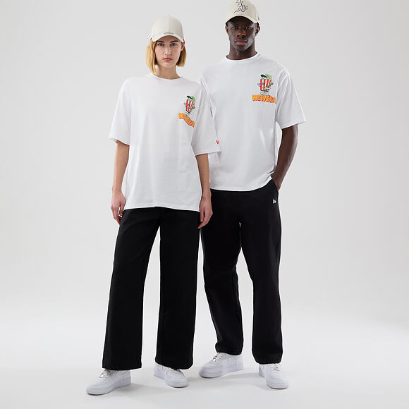 Tee New Era - Branded Food Character Oversized Tee - White