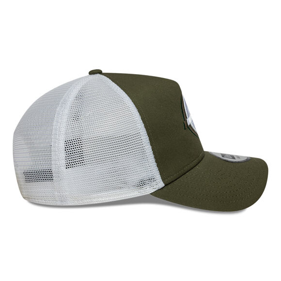 Cap New Era - F1 Seasonal 9FORTY A-Frame Trucker - HAAS F1 - New Olive