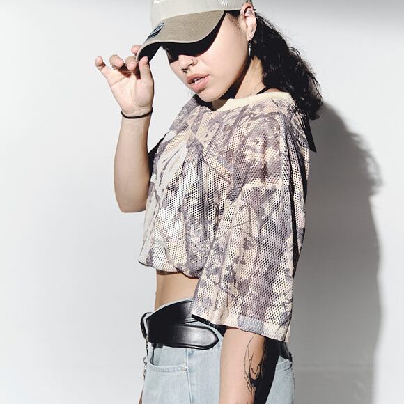 Jersey Karl Kani - Heritage Wood Camo Mesh Boxy Jersey
