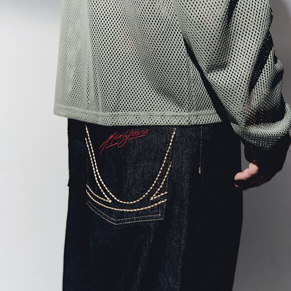 Stencil Mesh Boxy Longsleeve