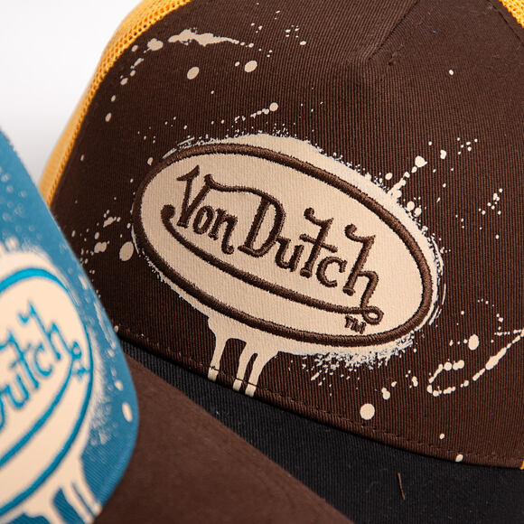 Cap Von Dutch - Baseball - Print & Embroidery - Yellow / Brown