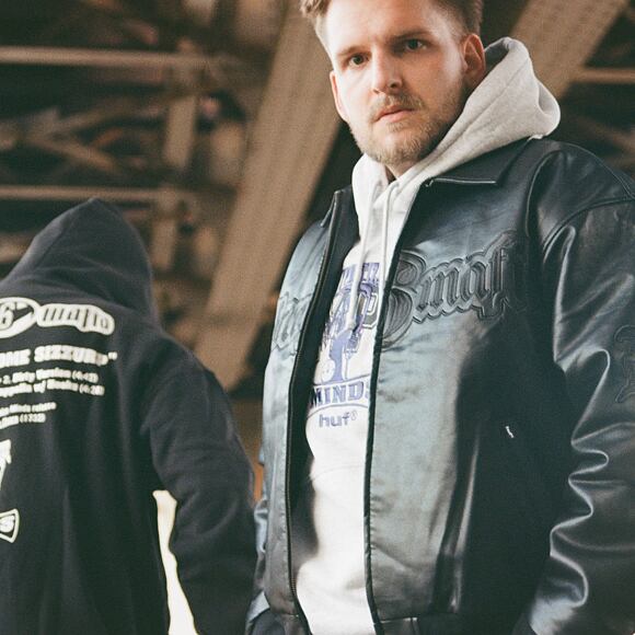 Jacket Huf - Three 6 Mafia Jacket - Black