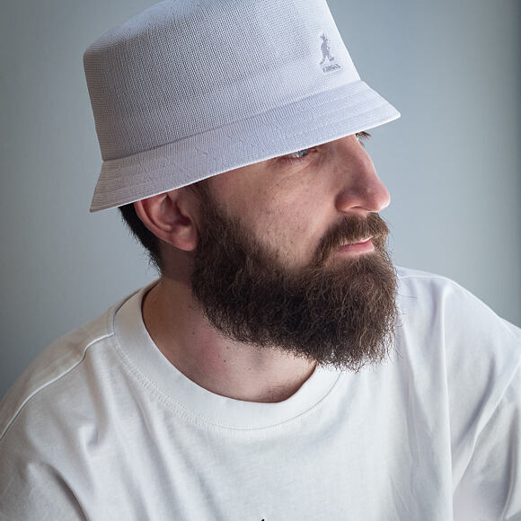 Kangol K3299HT Tropic Bin White Bucket Hat