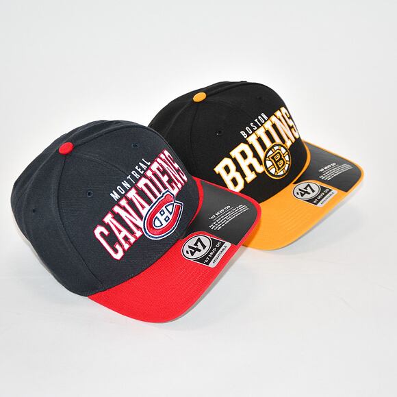 '47 Brand Boston Bruins McCaw MVP DP Black/Yellow Cap