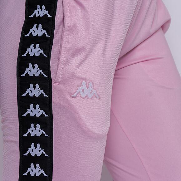 Kappa 222 Banda Wrastoria Slim BZ5 Pink/Black/White Womens Sweatpants