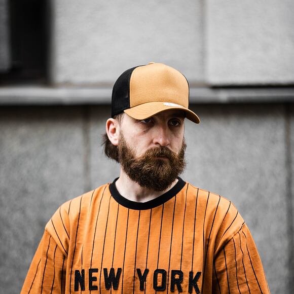 State of WOW UPFRONT Reed Trucker Cap Camel/Black