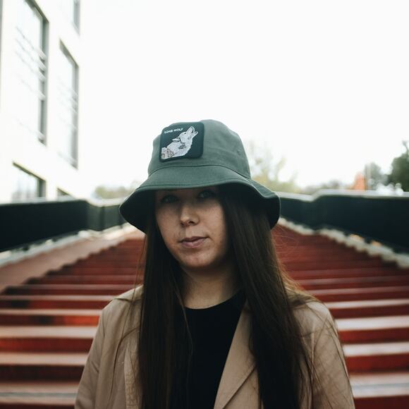 Goorin Bros. Howl You Doing Olive Bucket Hat