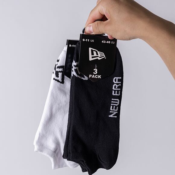 New Era Flag Sneaker 3Pack White Socks