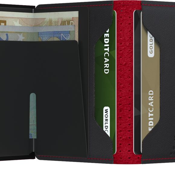 Secrid Perforated Black-Red Wallet